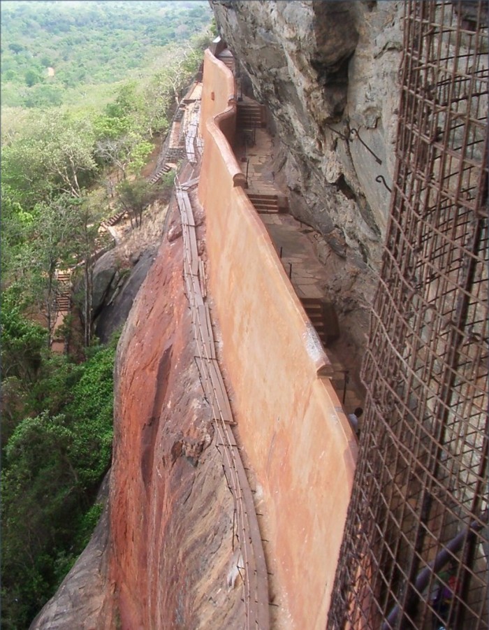 The unique plateau of Sigiriya