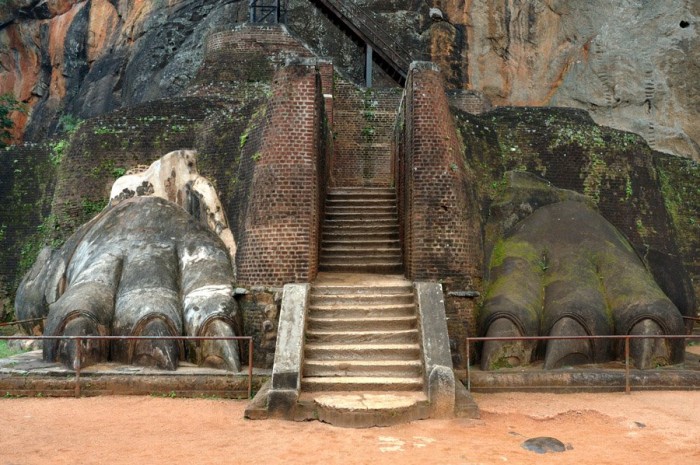 The unique plateau of Sigiriya