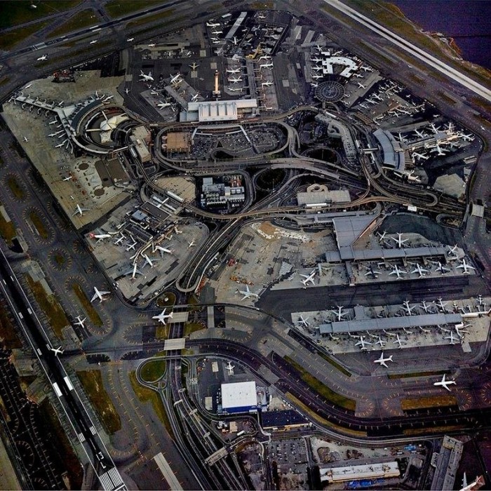 View of planes from above and from below