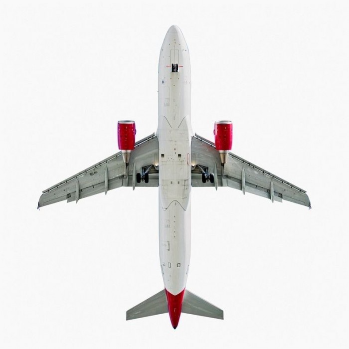 View of planes from above and from below