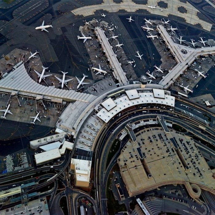 View of planes from above and from below