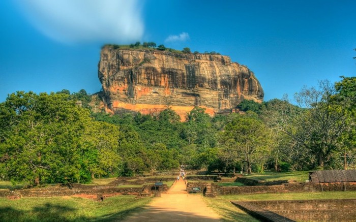 The unique plateau of Sigiriya