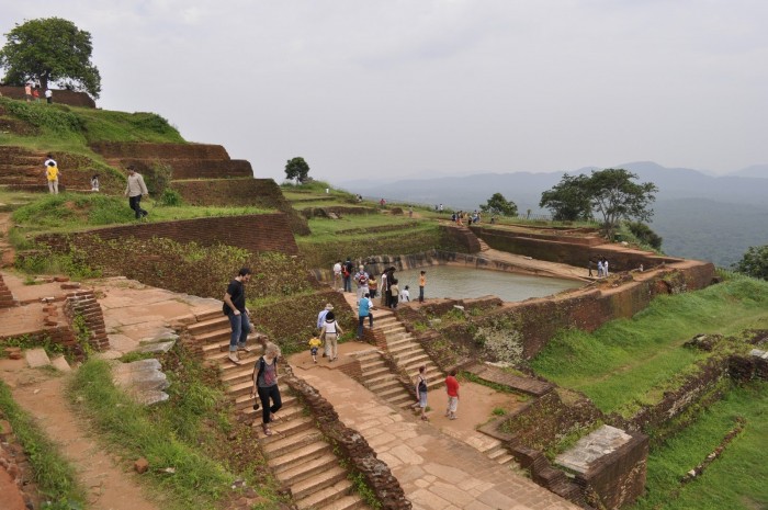 The unique plateau of Sigiriya