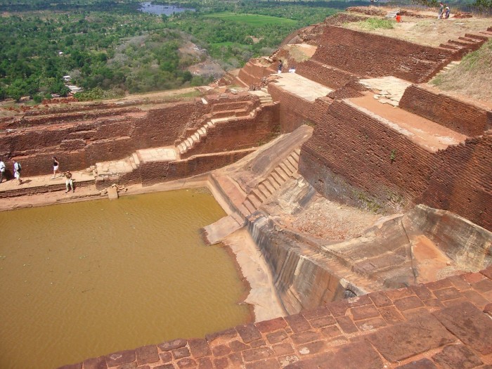 The unique plateau of Sigiriya