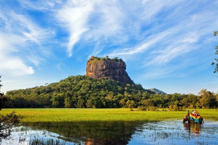 The unique plateau of Sigiriya