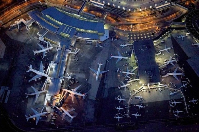 View of planes from above and from below