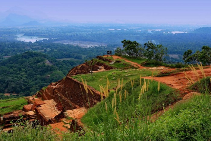 The unique plateau of Sigiriya