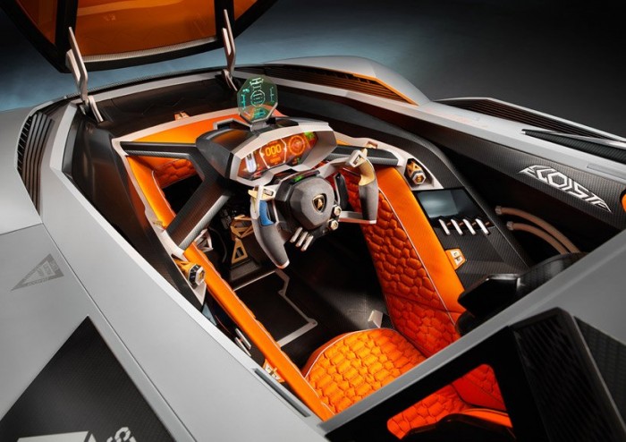 Concept car Lamborghini Egoista to the 50th anniversary