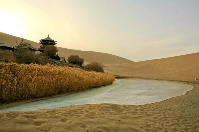 Unusual oasis in China