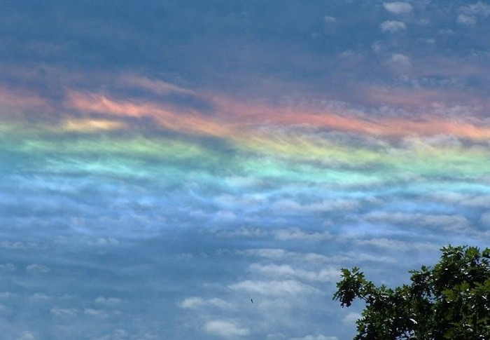 Fiery rainbow