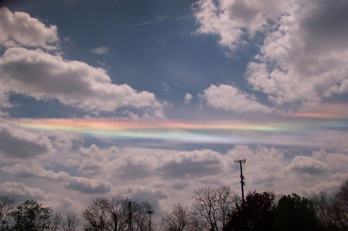 Fiery rainbow