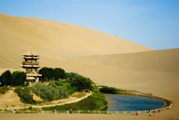 Unusual oasis in China