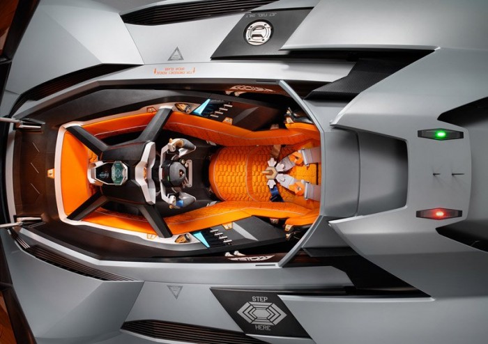 Concept car Lamborghini Egoista to the 50th anniversary