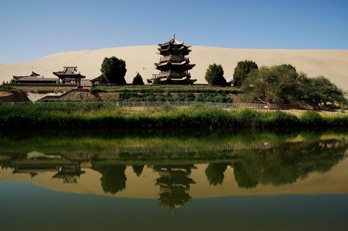 Unusual oasis in China