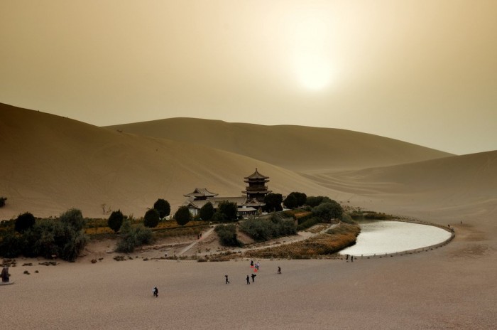 Unusual oasis in China