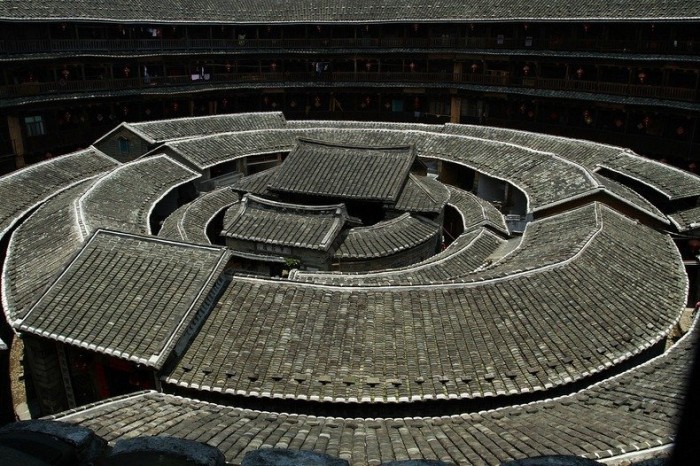 An ancient castle of tulou in Fujian