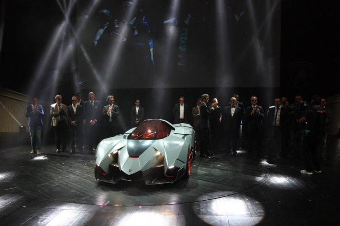 Concept car Lamborghini Egoista to the 50th anniversary