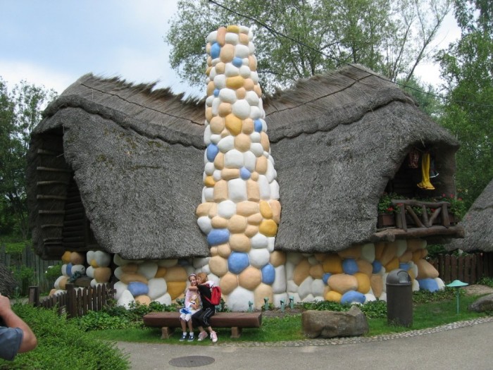 The amusement park in Asterix in France