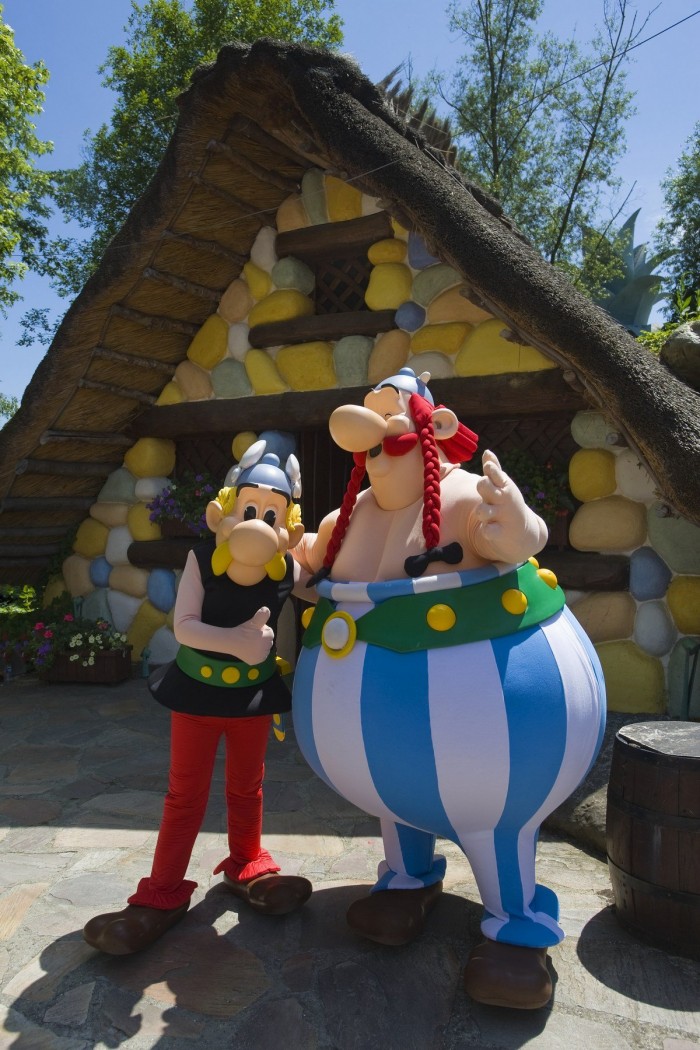 The amusement park in Asterix & raquo; in France