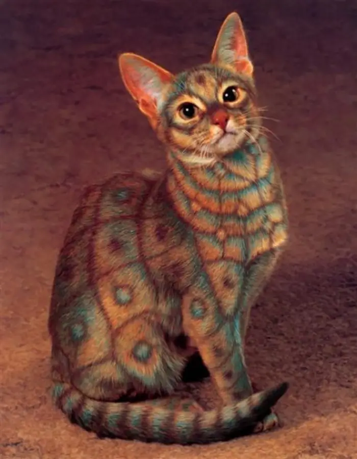 Новая форма искусства – кэтпейнтинг (catpainting)