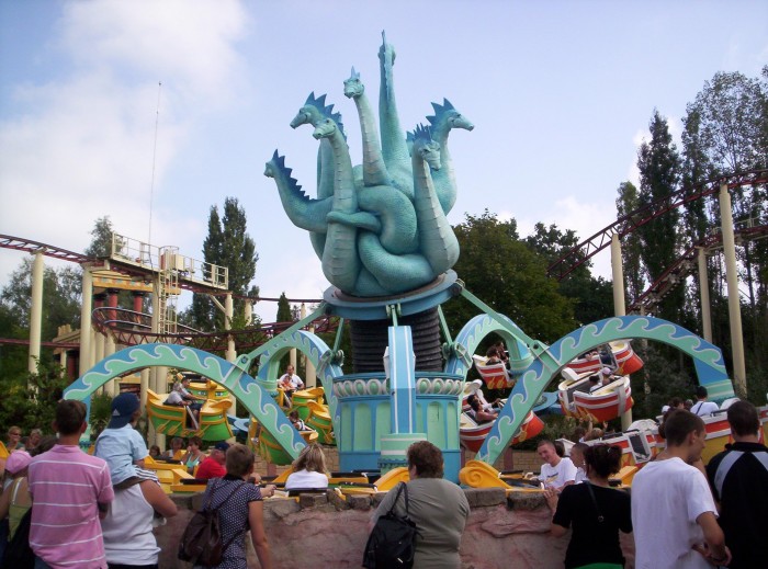 The amusement park in Asterix in France