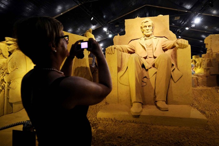 The largest festival of sculptures from sand in Belgium