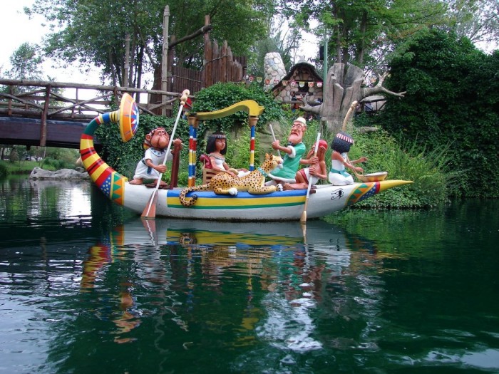 The amusement park in Asterix in France