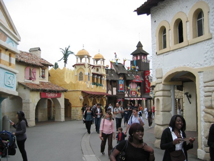 The amusement park in Asterix & raquo; in France