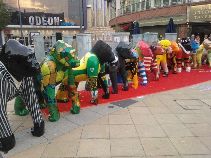 The ubiquitous gorillas of Norwich in the project