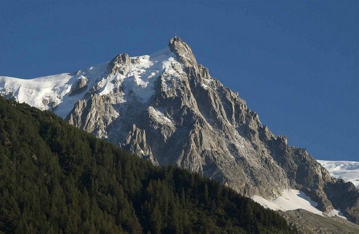 Midday peak Aiguille du Midi