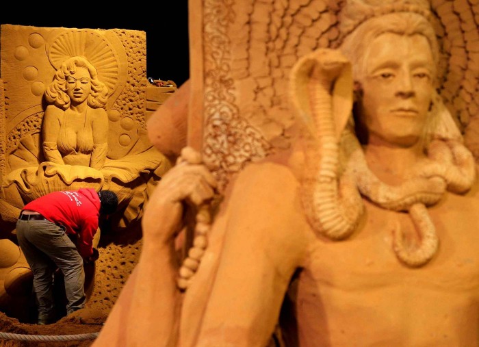 The largest festival of sculptures from sand in Belgium