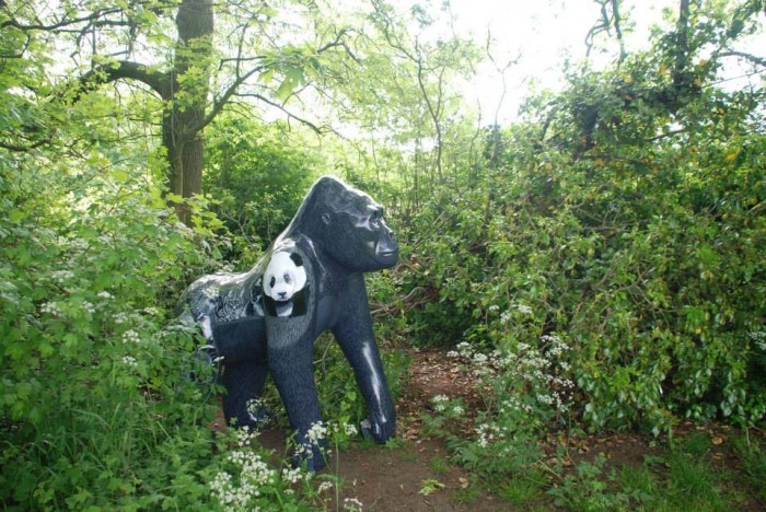 The ubiquitous gorillas of Norwich in the project
