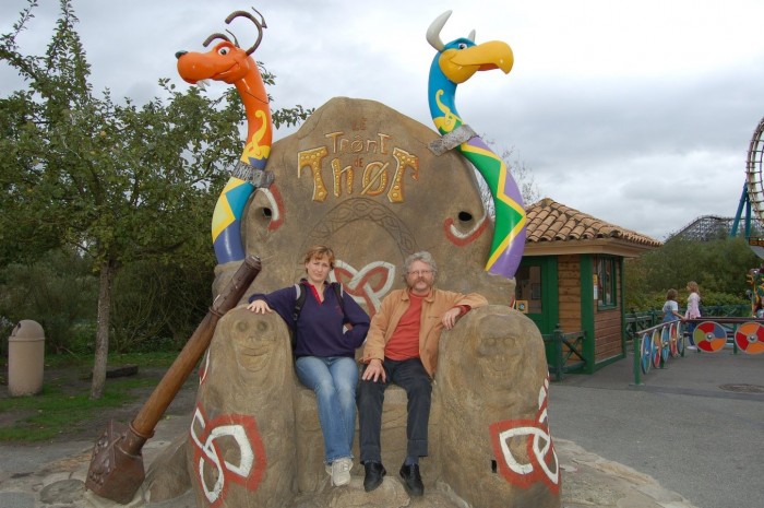 The amusement park in Asterix in France