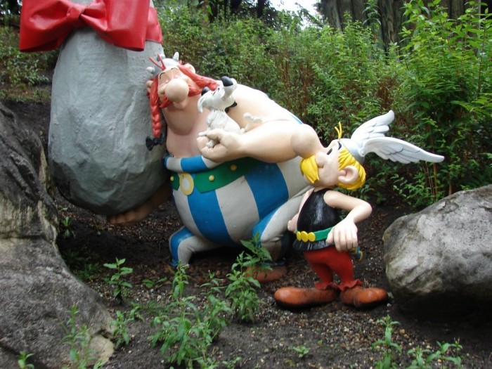 The amusement park in Asterix & raquo; in France