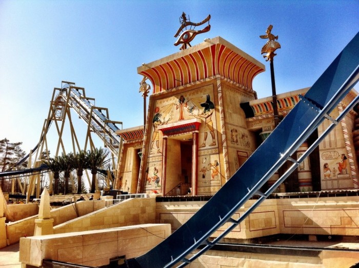 The amusement park in Asterix in France