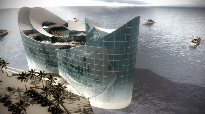 Floating hotels in Qatar