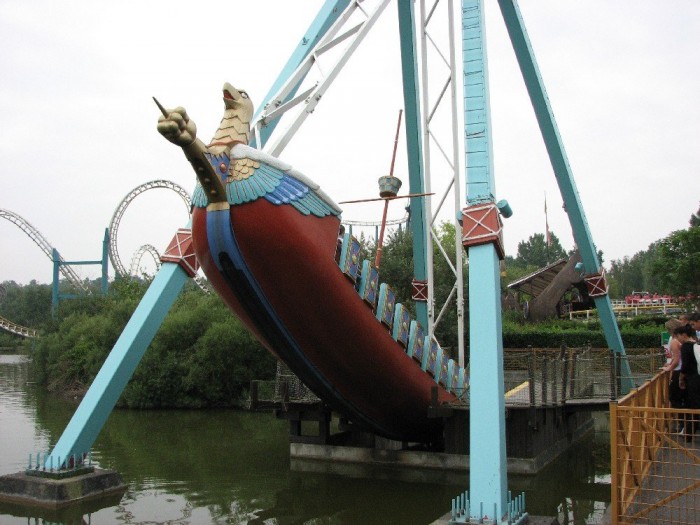 The amusement park in Asterix in France