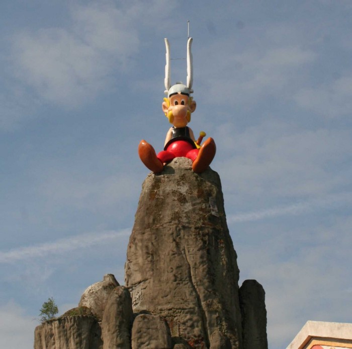 The amusement park in Asterix in France