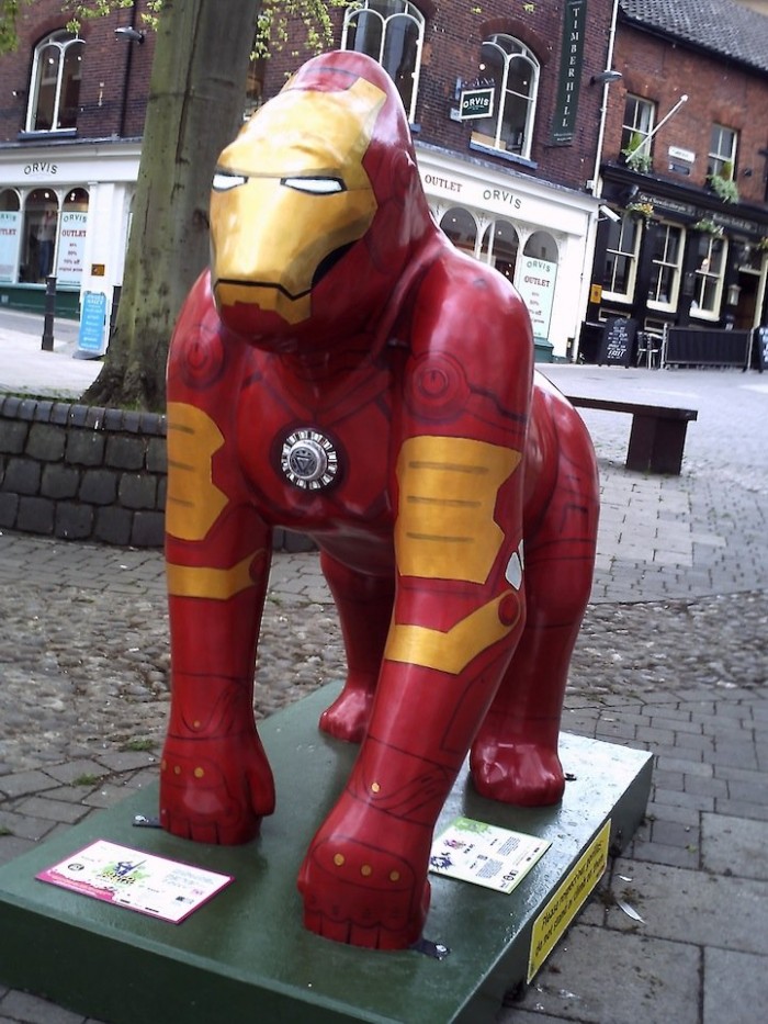 The ubiquitous gorillas of Norwich in the project