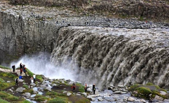 Самый мощный в Европе водопад Деттифосс