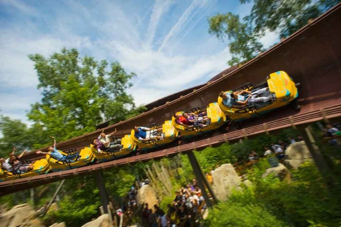 The amusement park in Asterix in France