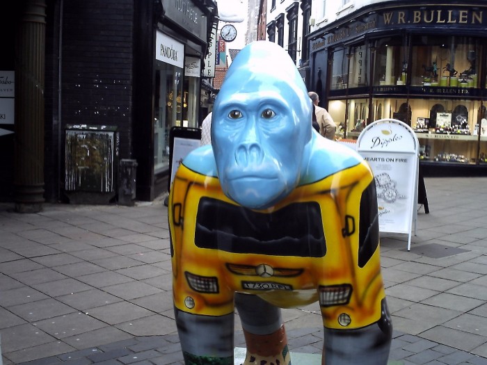 The ubiquitous gorillas of Norwich in the project