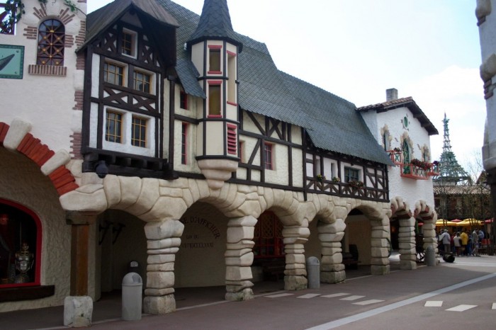 The amusement park in Asterix in France