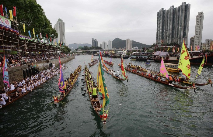 Dragon Boat Racing in Hong Kong