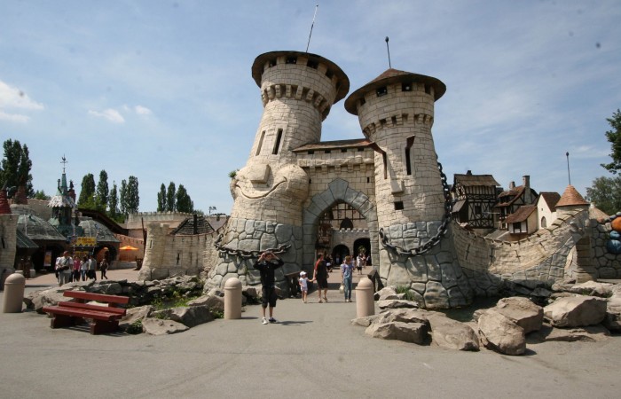 The amusement park in Asterix & raquo; in France