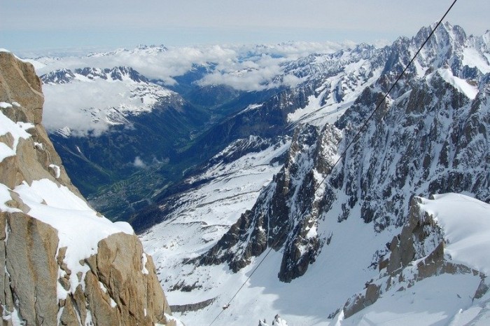 Midday peak Aiguille du Midi