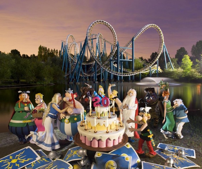 The amusement park in Asterix & raquo; in France