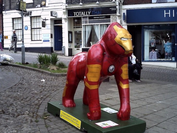 The ubiquitous gorillas of Norwich in the project