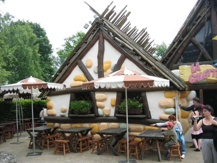 The amusement park in Asterix in France