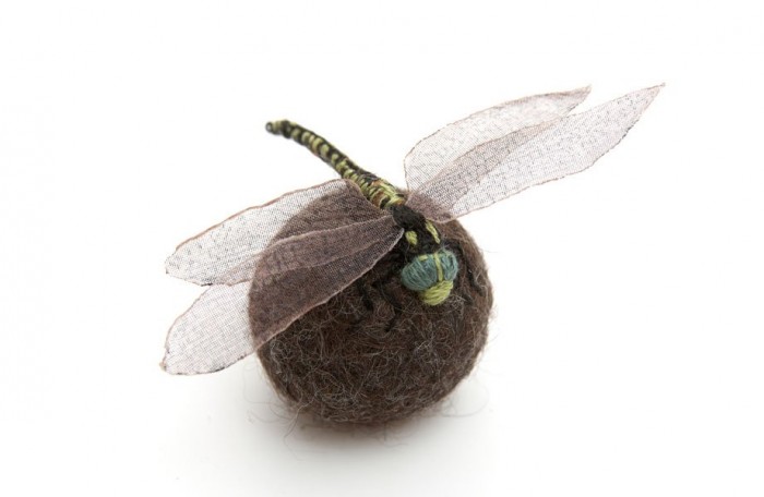 Felted insects by Claire Moynihan